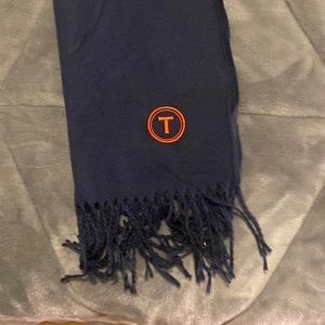 NWT Brioni 100% cashmere scarf stole Navy